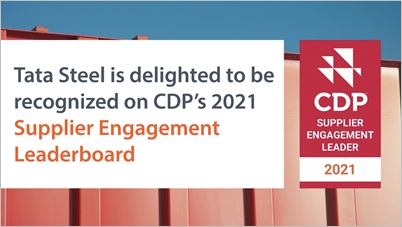 Tata Steel Named Supplier Engagement Leader by CDP